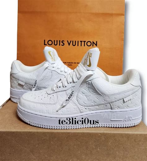 Nike’s rare Louis Vuitton Air Force 1 shoes sold for as  